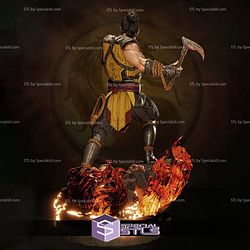 Scorpion Fire Battle Mortal Kombat Printable Models