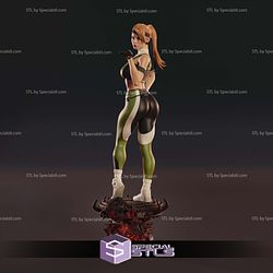 Sonya Blade Sexy Digital Sculpture Mortal Kombat