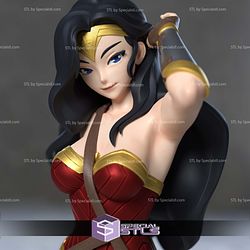 Wonder Woman Beautiful Digital Sculpture