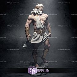 Zeus Realistic Digital Sculpture