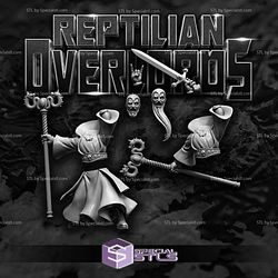 February 2024 Reptilian Overlords Miniatures