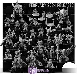 February 2024 Wargame Exclusive Miniatures
