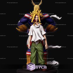 All Might 2 Version Digital Sculpture