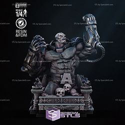 Apocalypse Skull Bust Digital Sculpture