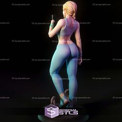 Ashley Gym Girl Digital 3D Sculpture