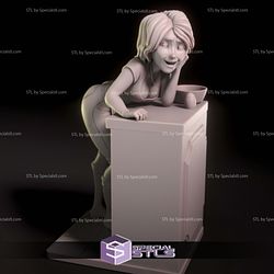 Aunt Cass Big Hero Six Digital 3D Sculpture