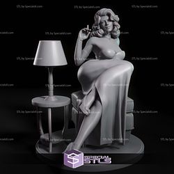Ava Lavinia Gardner Digital 3D Sculpture