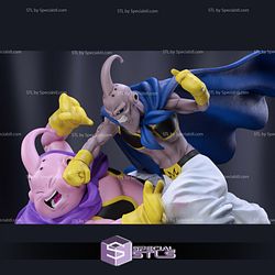 Battle of Buu Diorama Digital Sculpture