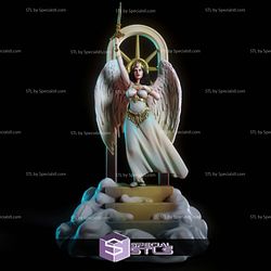 Bianca the angel Digital 3D Sculpture