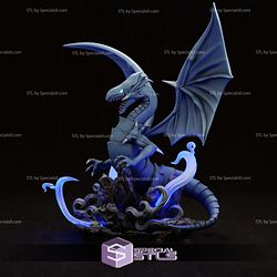 Blue Eyes White Dragon V2 Digital Sculpture