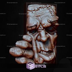 Book Nook Collection - Frankenstein Monster Digital Sculpture