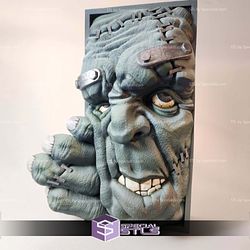 Book Nook Collection - Frankenstein Monster Digital Sculpture