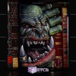 Book Nook Collection - Orc Digital Sculpture