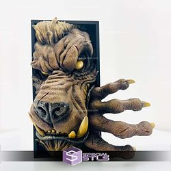 Book Nook Collection - Werewolf Digital Sculpture