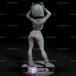 Bulma say Hi Digital 3D Sculpture