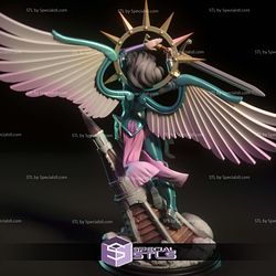 Celeste Battle Angel Digital 3D Sculpture