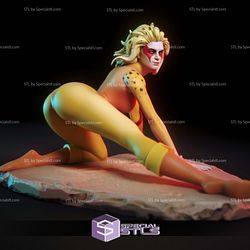 Cheetara Sexy Digital 3D Sculpture