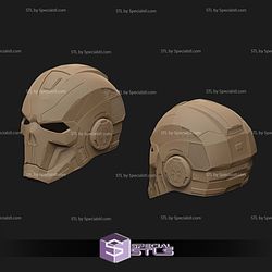 Cosplay STL Files Iron Man Punisher Helmet