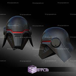 Cosplay STL Files Second Sister Helmet