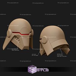 Cosplay STL Files Second Sister Helmet