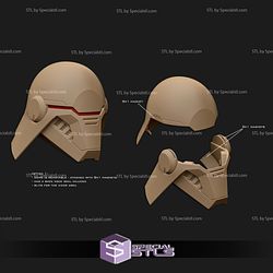 Cosplay STL Files Second Sister Helmet