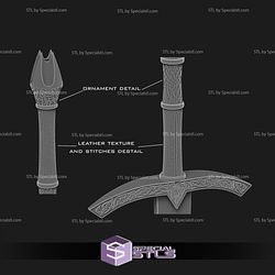 Cosplay STL Files Sword of a Witch King