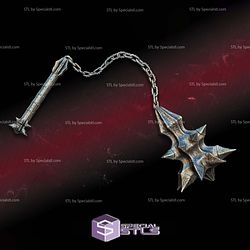 Cosplay STL Files Witch King Mace