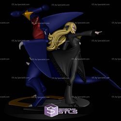 Cynthia with Garchomp Pokemon V2 Digital Sculpture