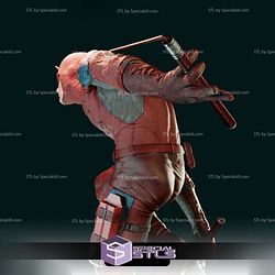 Daredevil in Action Digital Sculpture