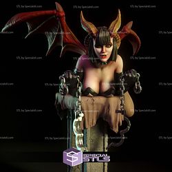 Demon Dominatrix and Angel Digital 3D Sculpture