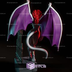 Demona Gargoyles by the Fence Digital 3D Sculpture