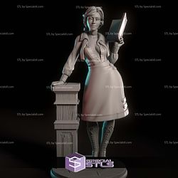 Elizabeth Bioshock Digital 3D Sculpture