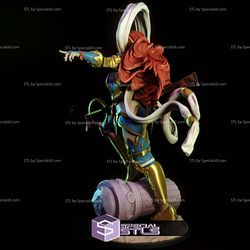 Erza Scarlet Nakagami Armor Fairy Tail Digital 3D Sculpture