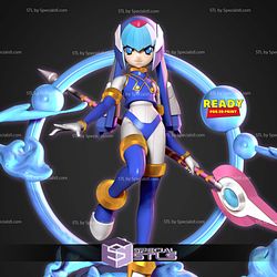 Fairy Leviathan Mega Man Digital Sculpture
