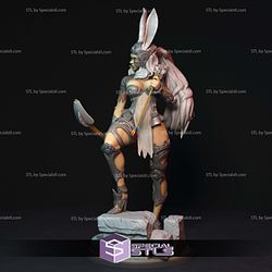 Fran Final Fantasy Digital 3D Sculpture