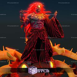 Ganondorf Demon Tears of The Kingdom Digital Sculpture