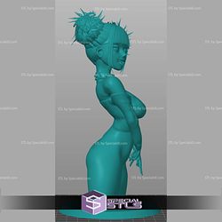 Goth Toga Bust My Hero Academia Digital Sculpture