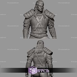 Geralt of Rivia Henry Cavill Digital Sculpture