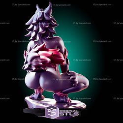 Hellhound Monster Girl Digital Sculpture