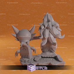 Hex Maniac Diorama STL Sculpture