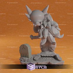 Hex Maniac Diorama STL Sculpture