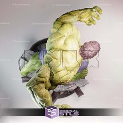 Hulk Broken Base Digital Sculpture