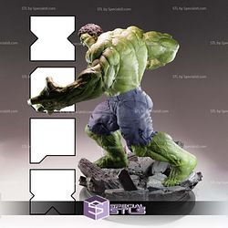 Hulk Broken Base Digital Sculpture