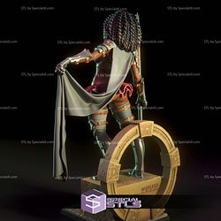 Iza the knight Digital 3D Sculpture