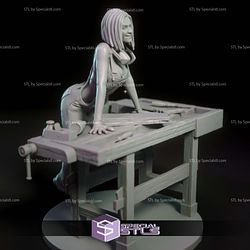 Kate The Carpenter Digital 3D Sculpture