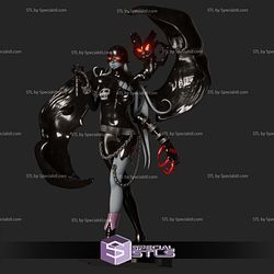 Ladydevimon Black Digimon Digital Sculpture