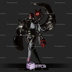 Ladydevimon Black Digimon Digital Sculpture