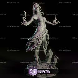 Liliana Vess Magic the Gethering V3 Digital 3D Sculpture