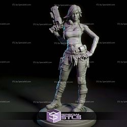Lilith Standing Borderlands Digital 3D Sculpture