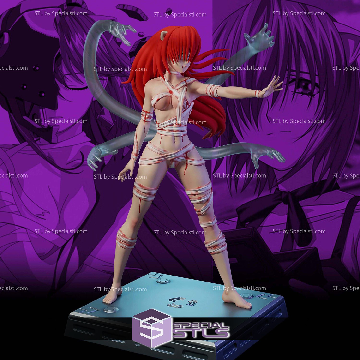 Lucy Elfen Lied Digital Sculpture | SpecialSTL